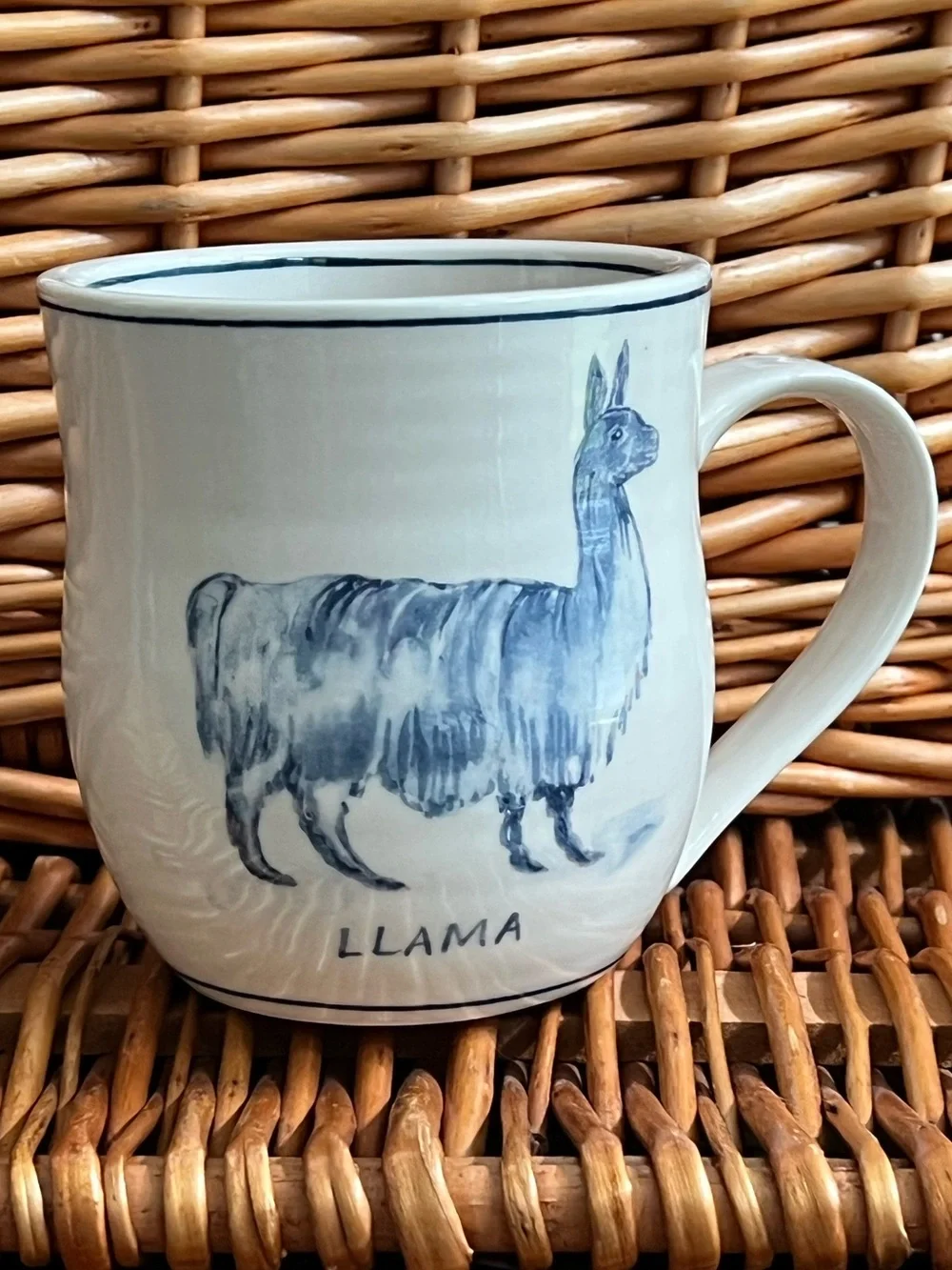 Anthropologie Molly Hatch Llama Mug
